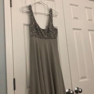Gray Sequined BHLDN Dress